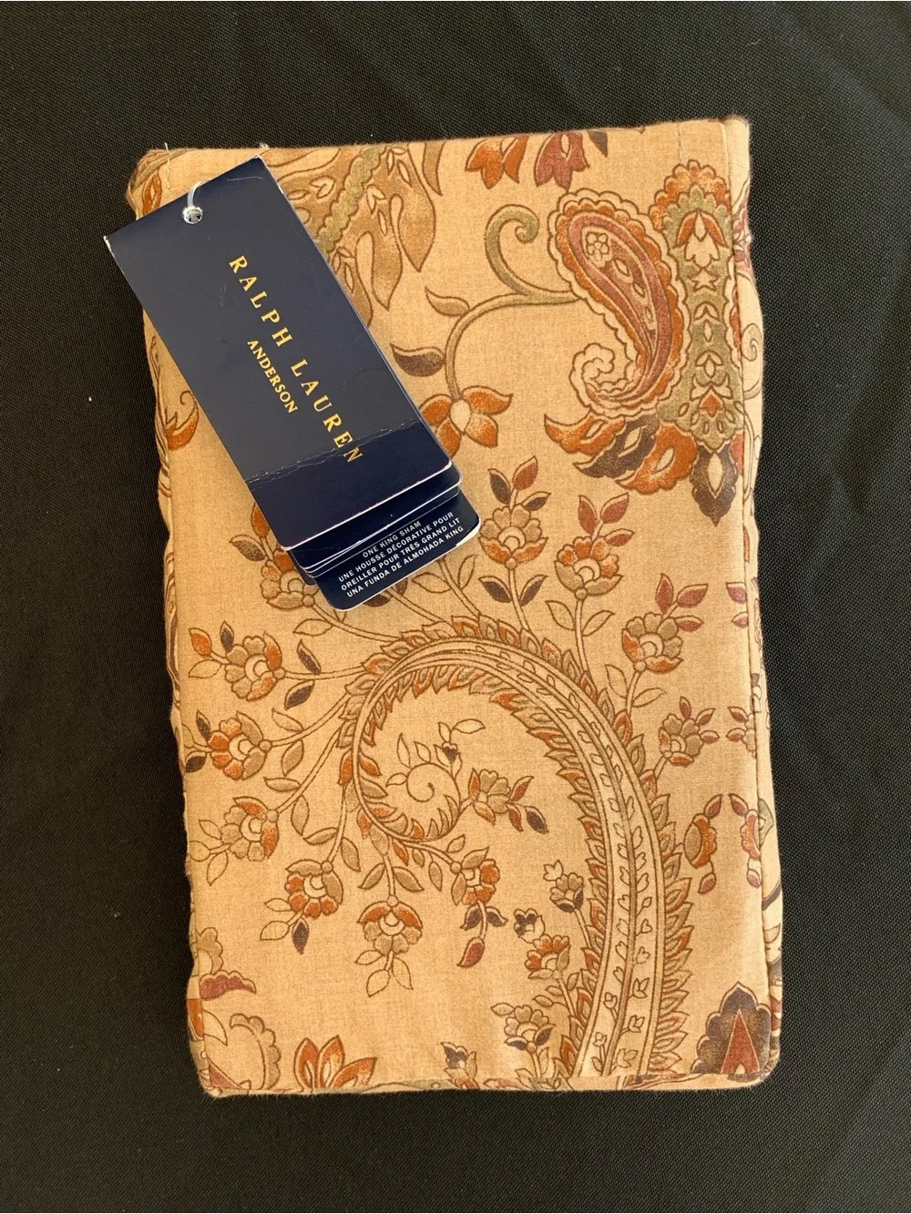 Ralph Lauren Anderson King Sham 20 x 36 NWT